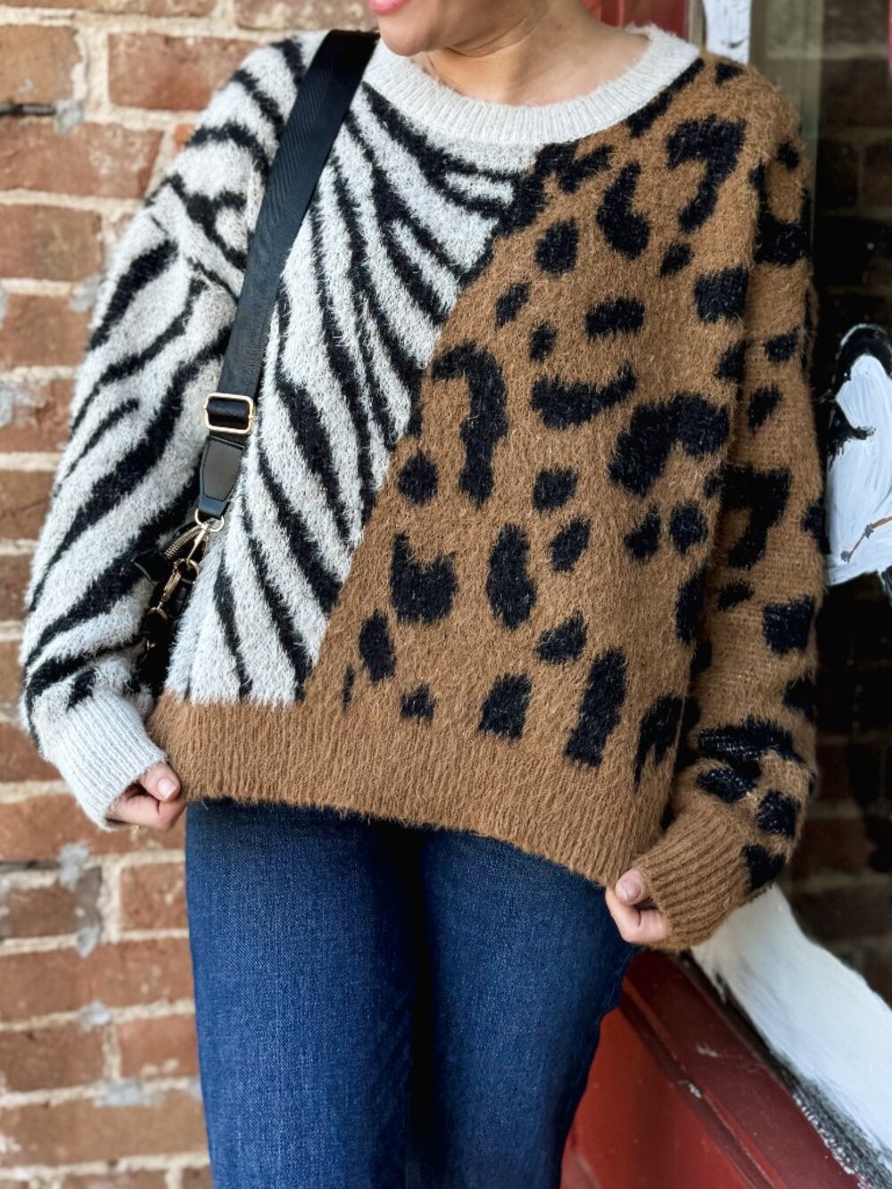 Safari Split Sweater
